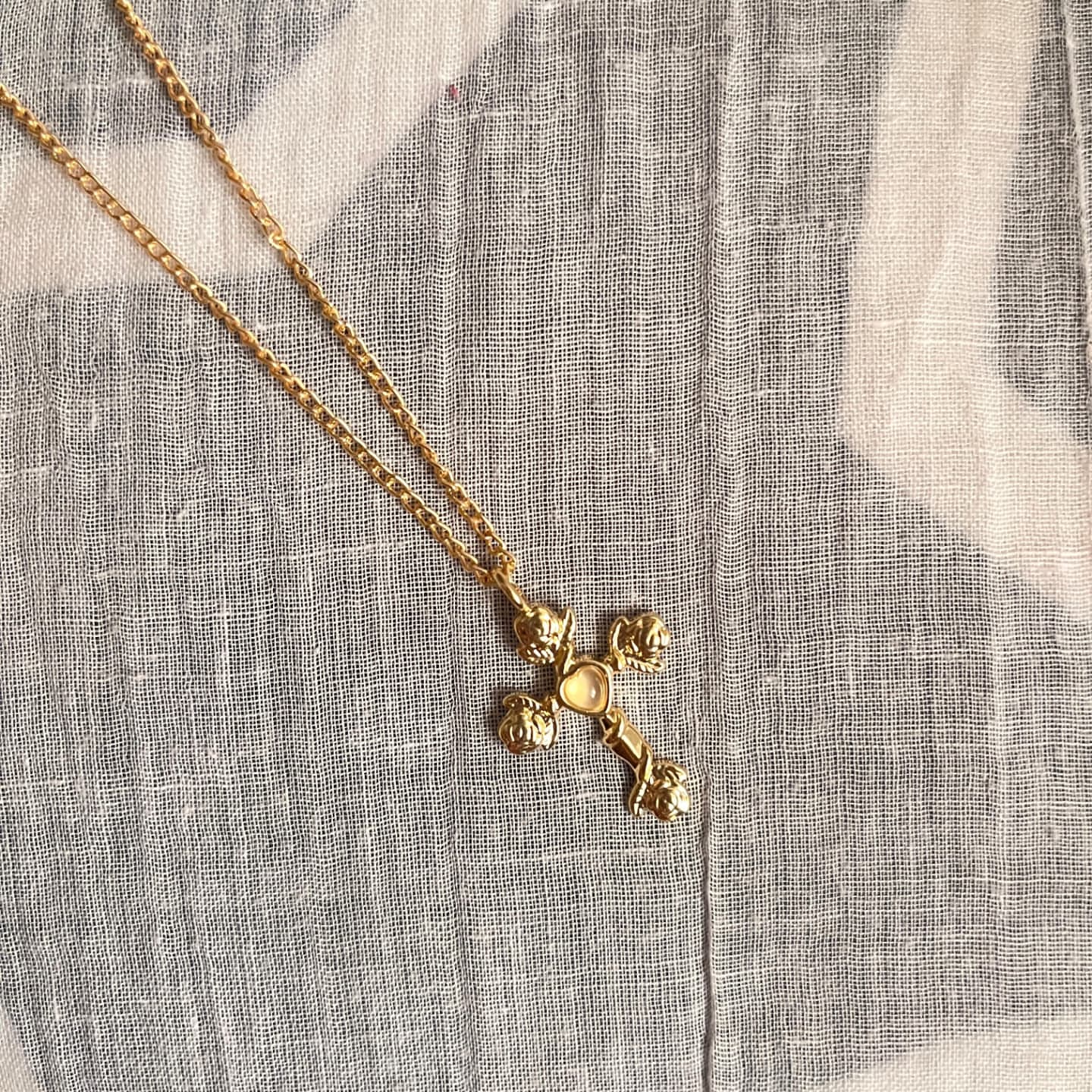 Golden Cross Necklace