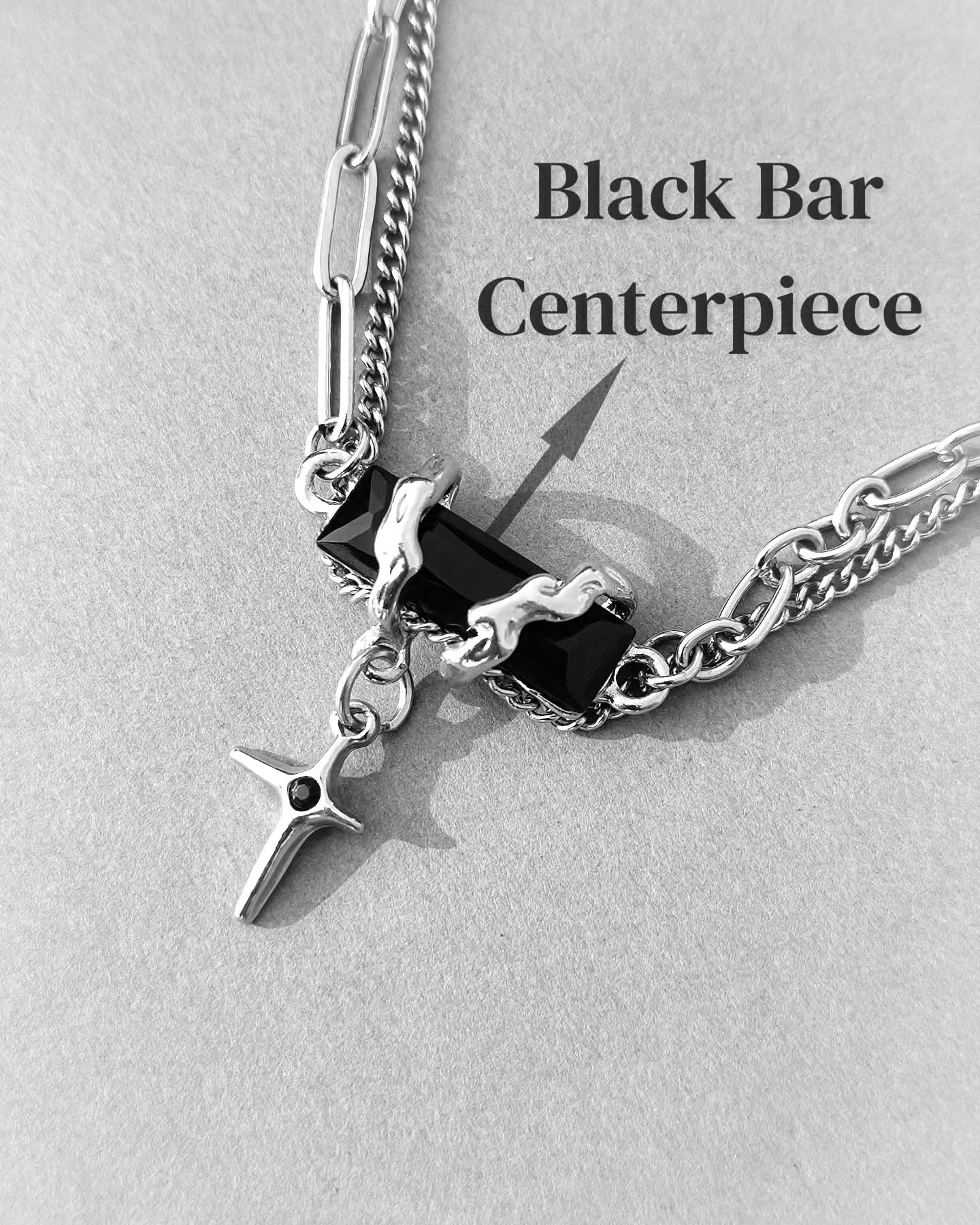 Silver Dangling Cross Necklace
