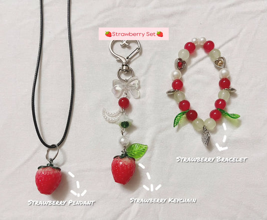 Strawberry Lover's Accessory Set 🍓